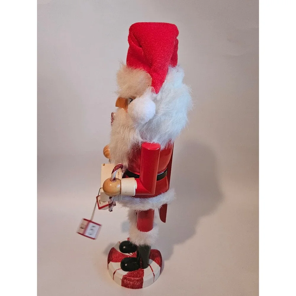 Senheng Santa Claus Wooden Nutcracker Christmas Countdown Calendar13 Inch KN0906